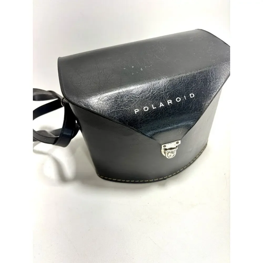 Vintage Polaroid Swinger Model 20 Land Camera w Case Manual Film Canisters